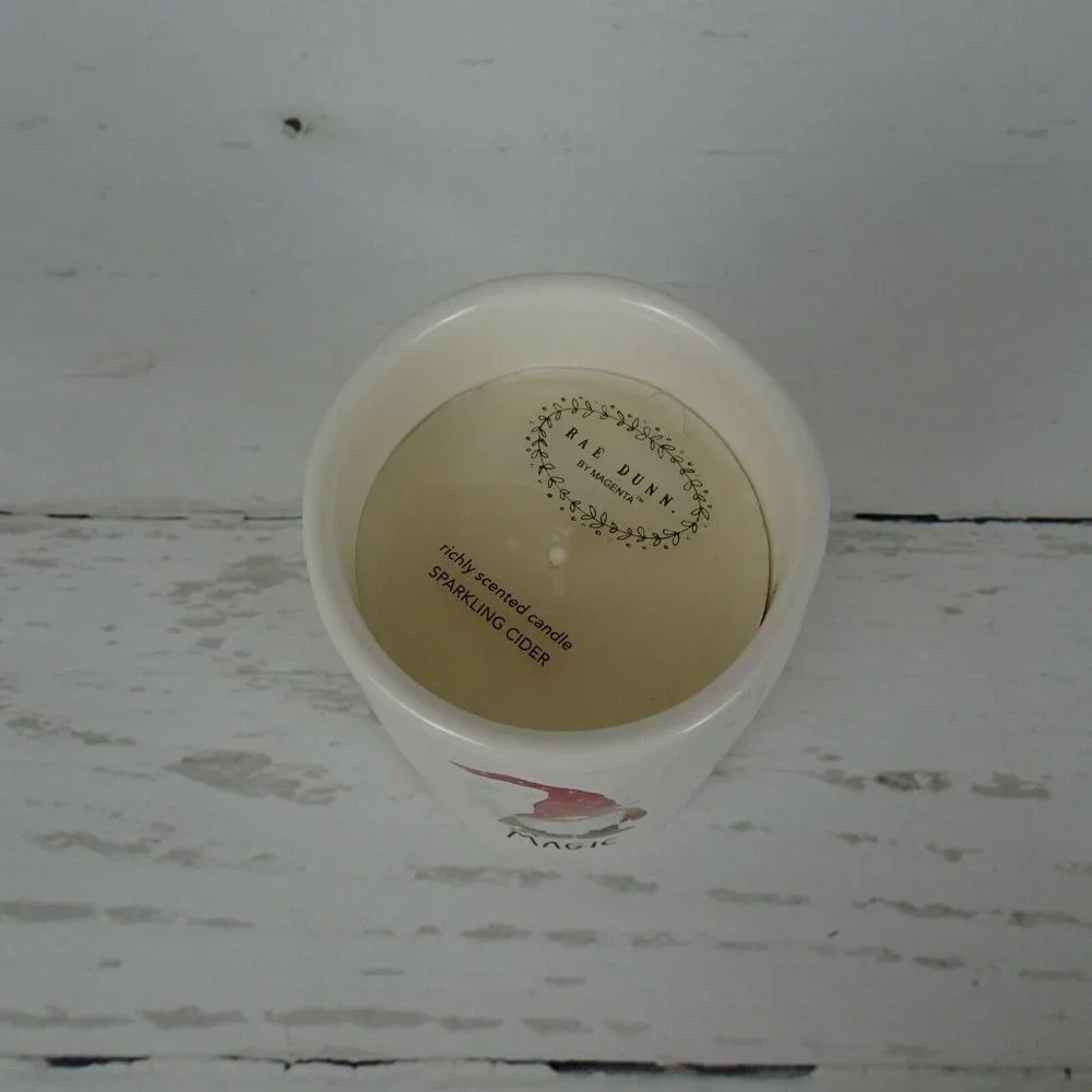 New Rae Dunn MAGIC Gnome Scented Candle Sparkling Cider Farmhouse Decor 13.2 oz